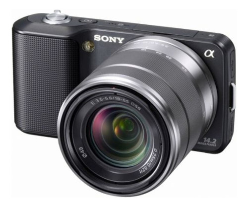 Camara Sony Alpha Nex-3 Con Bolso Completa Lente 18-55