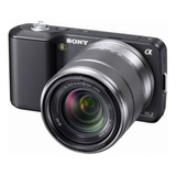 Camara Sony Alpha Nex-3 Con Bolso Completa Lente 18-55