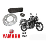 Kit De Arrastre Cadena Piñón Y Sprocket  Yamaha Fz 16 - 2.0