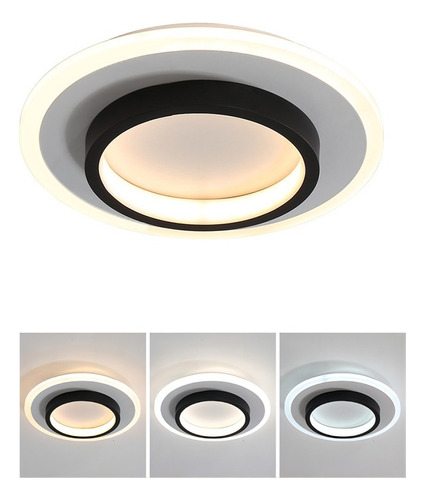 Lámpara De Techo Led  Moderna Para Comedor Y Baño Tricolor