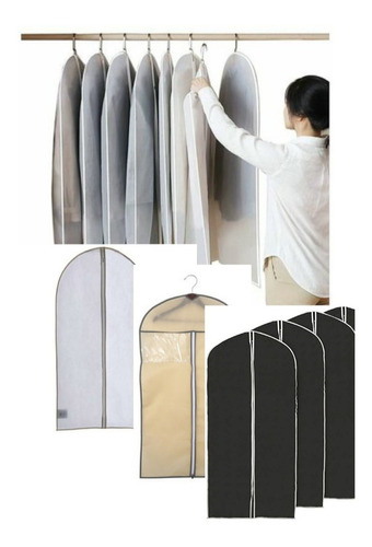 Cubre Trajes 60x90cms Pack X2 Respirable Organizador Ropa