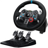 Timón Para Videojuegos Logitech G G G29 Pc Playstation Color Negro