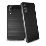 Funda Case Tpu Carbón Para Huawei P20 Eml-l29 Color Negro