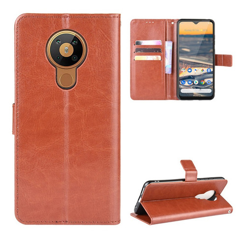 Funda De Piel Con Tapa Anticaída Para Nokia 5.3