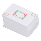 Juguete Pequeño Portátil Tradicional De Cartas De Mahjong Ch