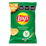  Lays Papas Fritas Sabor Queso Crema Y Cebolla 77 Gr Picadas