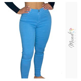 Pantalón Leggins Tipo Jeans Elástico De Mujer (colores)
