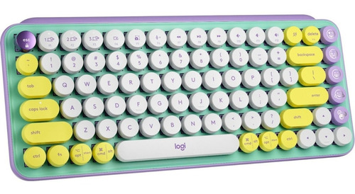 Teclado Inalámbrico Mecánico Logitech Pop Keys Daydream Sp *