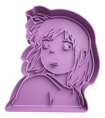 Cortador De Fondant Chihiro - Diseño Animado Encantador Y Ve