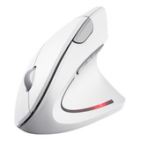 Mouse Trust Verto Ergonomico Vertical Wireless Blanco Ct