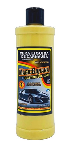 Cera Carnauba Automotriz Líquida - Magic Banana Bote De 50 L