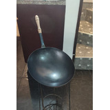 Wok 35 Cm Curado Sarten Industrial