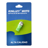 Foco Led Para Moto Motocicleta Pellizco T10 Verde Kinlley