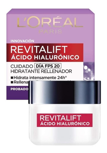 Crema Facial Revitalif Ácido Hialurónico Dia Fps20