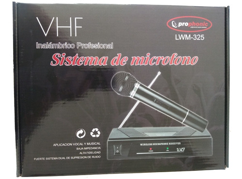 Micrófono Vhf Inalámbrico.