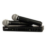 Sistema Inalambrico Shure Doble Microfono Blx288/pg58