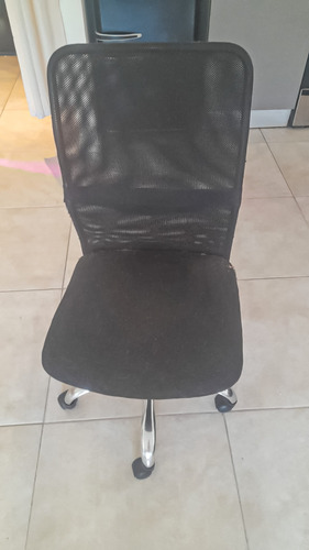 Silla De Oficina Ergonómica De Malla Negra Escritorio