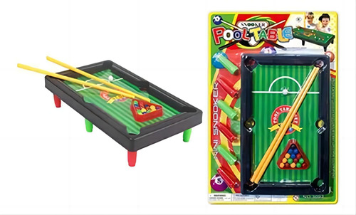 2pz Snooker Mini Mesa Billar Pool Table Juguete Niños Regalo