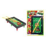 2pz Snooker Mini Mesa Billar Pool Table Juguete Niños Regalo