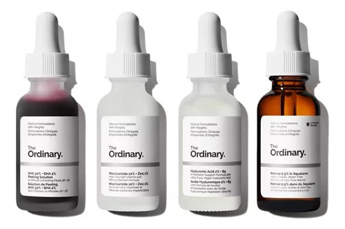 The Ordinary Set Niacinamide Aha Peeling Retinol Hyaluronic