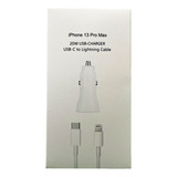 Cargador Para Auto Tipo C iPhone 20w + Cable Lightning Nuevo