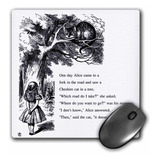 Mouse Pad Alicia En El Pais De Las Maravillas 8 X 8 Pulga...