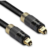 Fospower  Cable Toslink De Audio Optico Digital Bañado En 