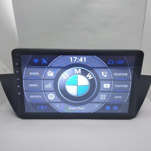 Central Multimídia Bmw X1 E84 Android 9.1 2009/2015 Waze Gps