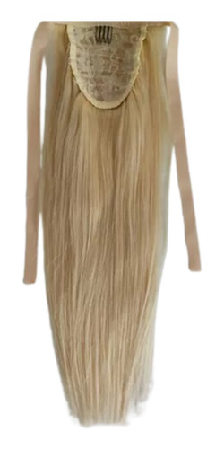 Coleta Postiza Ponytail 18in Rubia 80gr 100% Natural Hair
