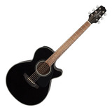 Guitarra Acústica Takamine Gf30ce Para Diestros Black Brillante