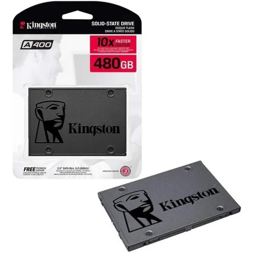 Hd Ssd Kingston Disco Sólido Interno 480 Gb