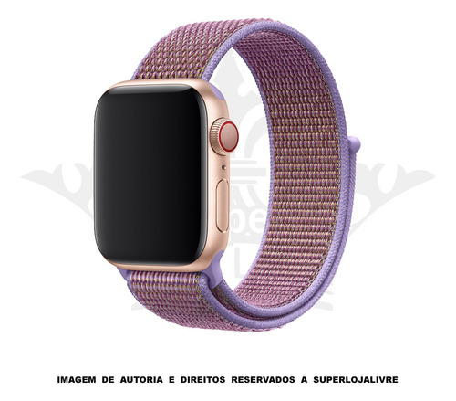 Pulseira Loop Esportiva Para Apple Watch 45mm 44mm 49mm 40mm