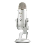 Microfone Condensador Usb Logitech Blue Yeti Profis - Silver