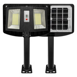 Lampara Reflector Led Para Exterior Recargable Panel Solar