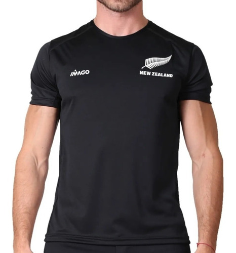 Remera Rugby Deportiva Microfibra New Zealand Imago