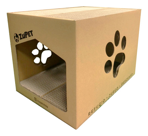 Rascador Para Gatos Cat Home 2 En 1 Zupet