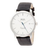 Mido Baroncelli Iii Automatico Esfera Blanca Reloj Para Homb