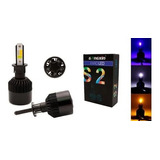 Kit De Focos Led H13 H10 H1 9006 Ámbar Azul Y Blanco