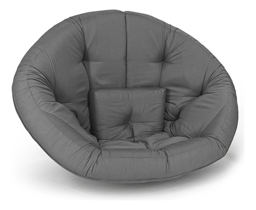 Puff Sillon Cama Mod Icon Gris Oxfd