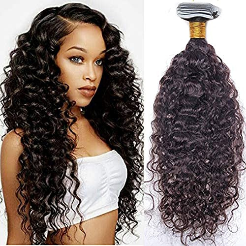 Extensiones De Cabello 100% Humano Negro Natural 24in 100gr