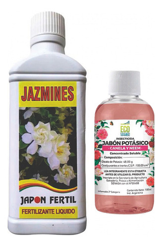 Japón Fértil Jazmines 260ml Jabón Potásico Ecomambo 500ml