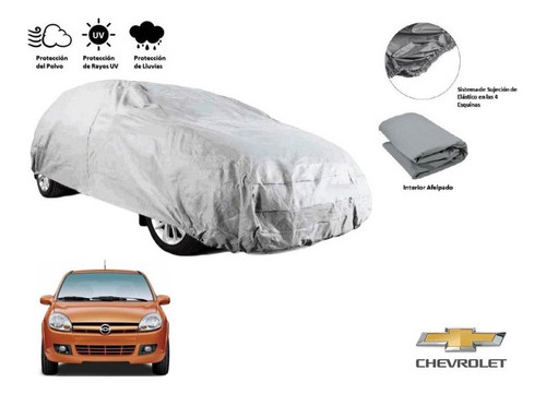 Forro Funda Cubreauto Afelpada Chevrolet Chevy C2 2005