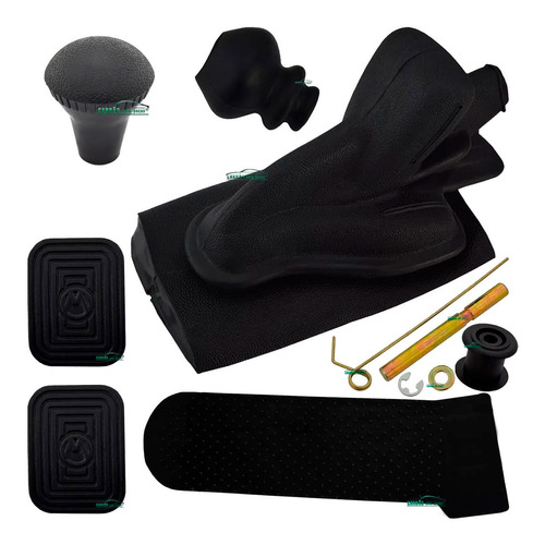  Kit Freio De Mão + Bola E Coifa Cambio+kit Pedal Fusca /75