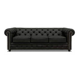 Sillon Chester Artesanal 3 Cuerpos Talampaya Chenille O Pana