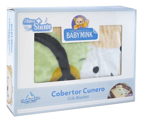 Baby Mink Cunero Confort Edredon Ligero Para Bebe