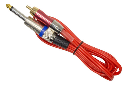 Cable Rca Para Máquina De Tatuar Silicon Varios Colores