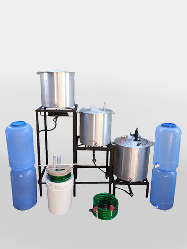 Kit Fabrica Cerveza Artesanal Entre 44-55lts