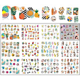 Pack De 12 Sticker Al Agua (diseños Abstractos)