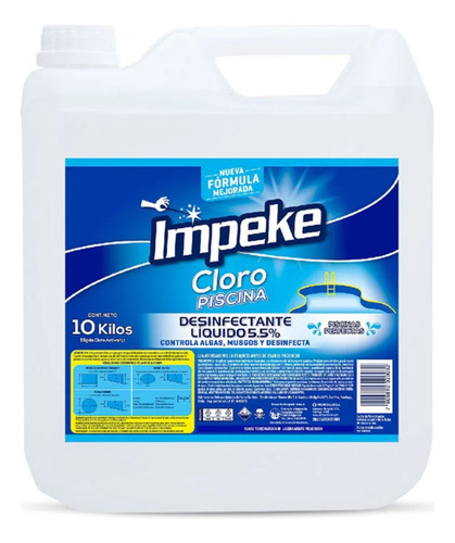 Cloro Para Piscina 10kgs Impeke