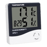 Reloj Despertador Termometro Digital Temperatura Humedad